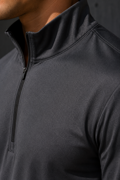 Lightweight quarter-zip pullover
