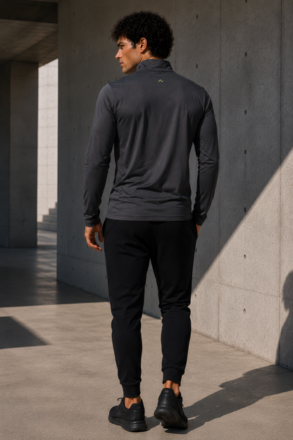 Lightweight quarter-zip pullover