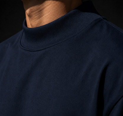 Oversized high neck t-shirt